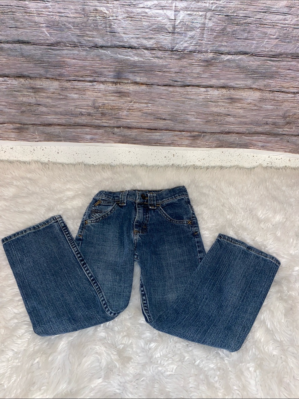 Wrangler Boys Classic Blue Denim Jeans Slim Fit